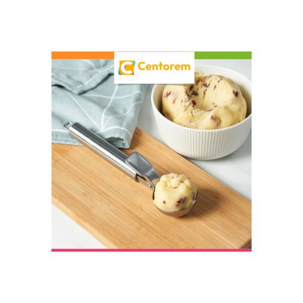 Premium Stainless Steel Ice Cream Scoop – Ergonomic &Amp; Multi-Purpose