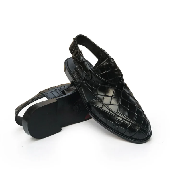 Cross Spunch Textured Chappal - Image 3