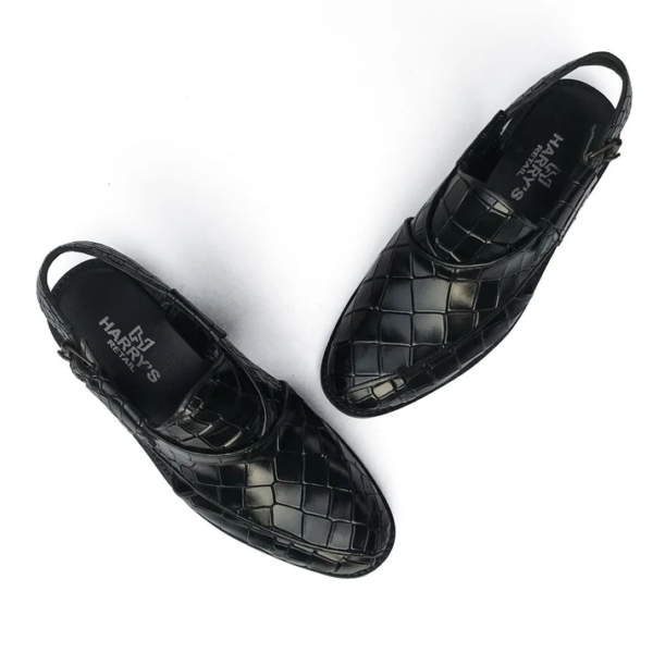 Cross Spunch Textured Chappal - Image 4