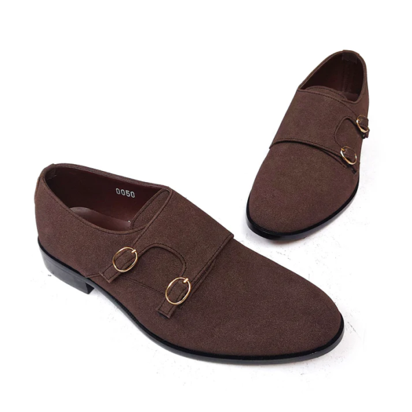 Double Monk Suede Brown 5083 - Image 4