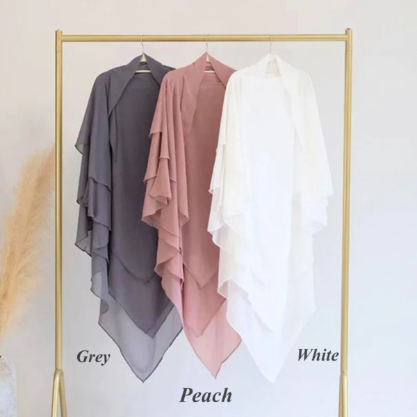 3 Layer Khimar Hijab