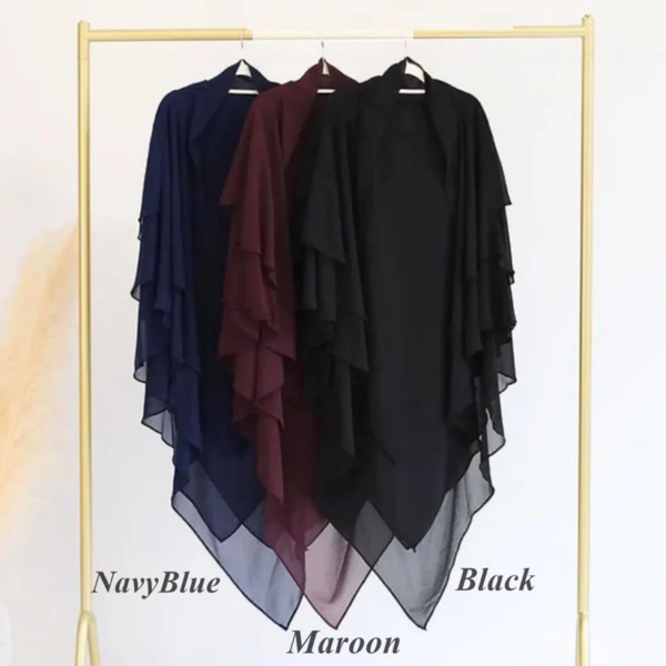 3 Layer Khimar Hijab - Image 2