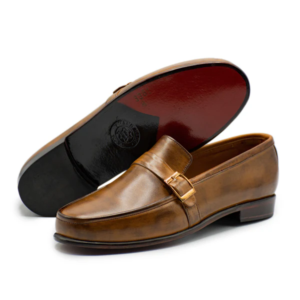 FORMAL TAN SLIP-ONS 3381