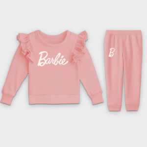 Barbie Toddler Girls Fleece Outfit Set (Pink)