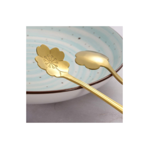 Premium Gold Stainless Steel Spoon Set (6-Piece)