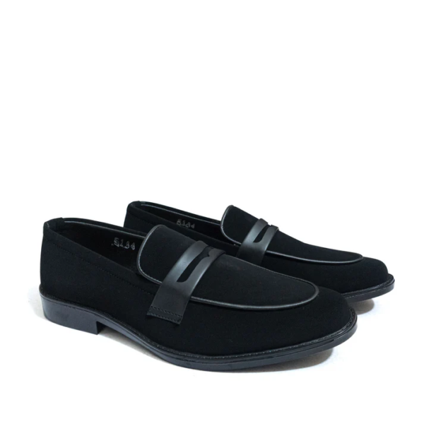 Suede Without Buckel Black