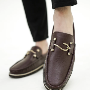 S BROWN CHUNKY LOAFERS