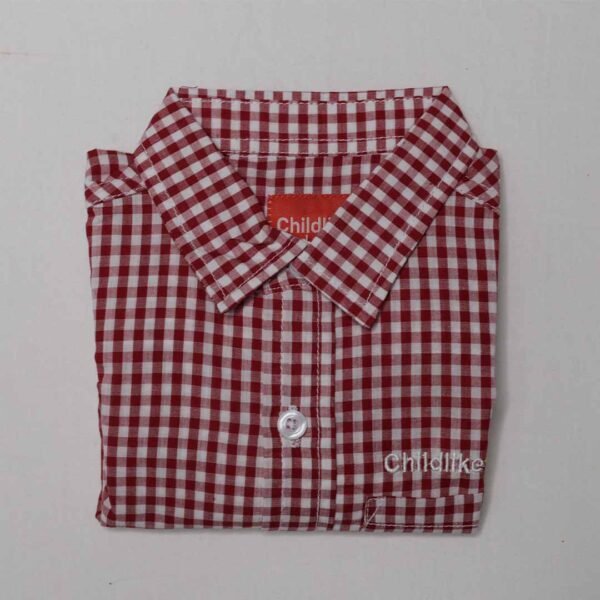 Boys Red nd White Rompers - Image 2