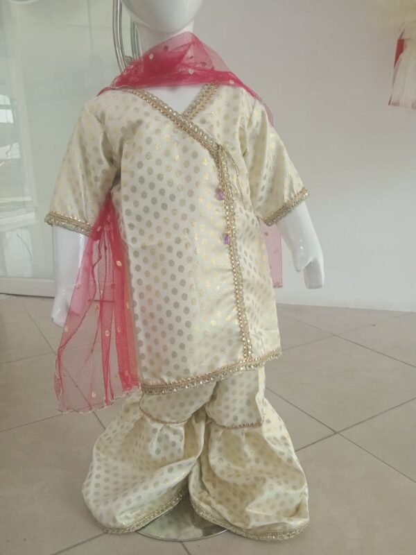 Girls Party Wear Sharara Set - Image 2