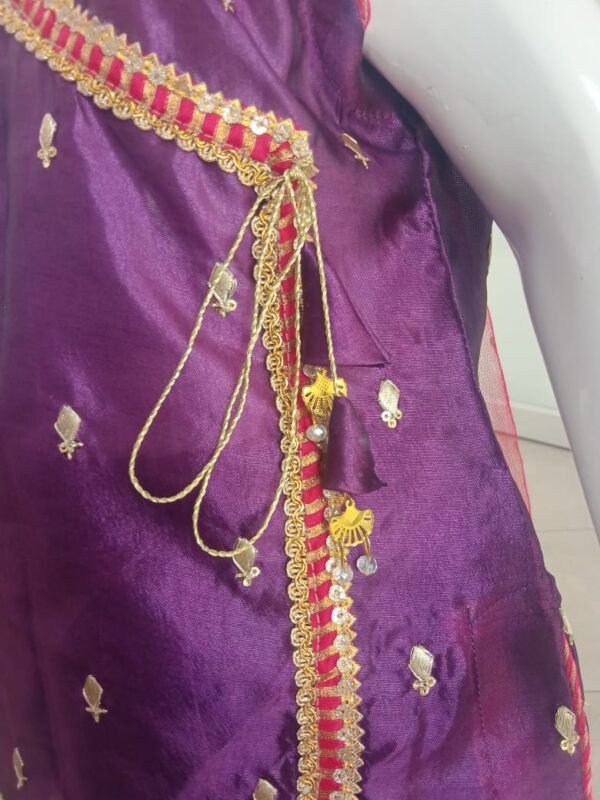 Girls Party Wear Sharara Set - Image 2