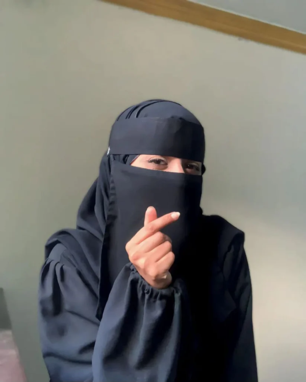 Hijab With Saudi Niqab