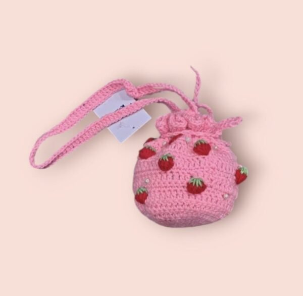 Handmade Crochet Pouch Bag - Image 2