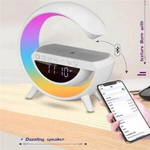 BT-3401 LED Wireless Charging Speaker| Bluetooth Speaker with Fast Wireless Charging