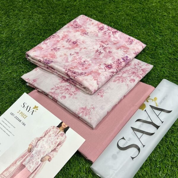 Printed Lawn 3-Pc Suit - Image 3