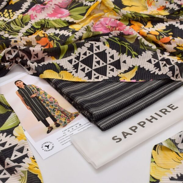 Sapphire Digital Printed Lawn 3-Piece