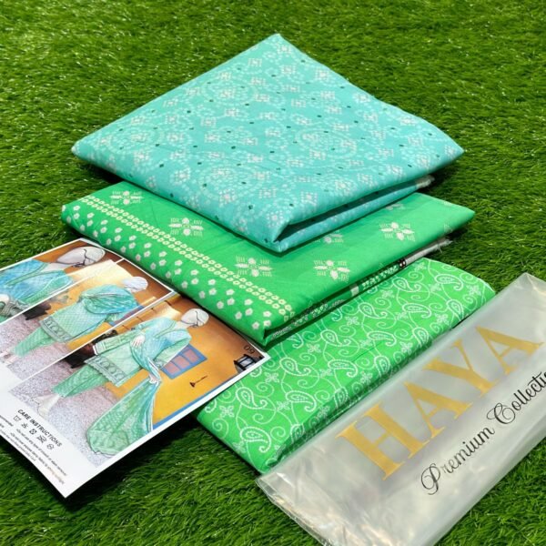 Haya’s Printed Lawn 3-pc