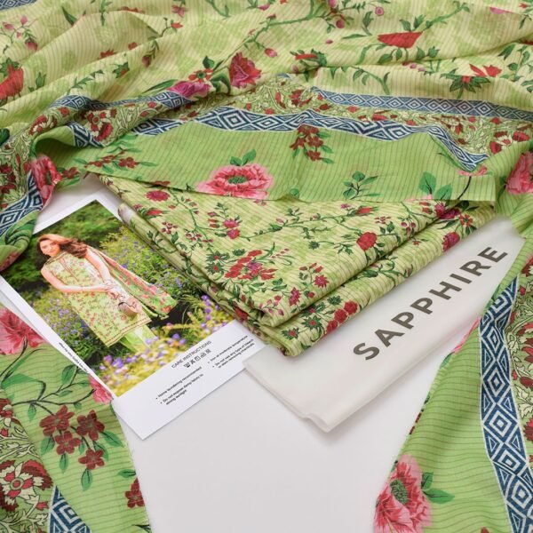 Sapphire Digital Printed Lawn 3-Piece - Image 4