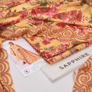 Sapphire Digital Printed Lawn 3-pc