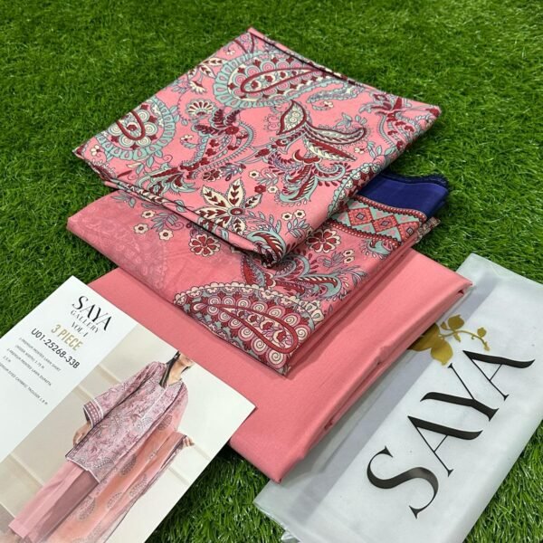 Digital Printed Lawn 3-Pc Suit - Image 2
