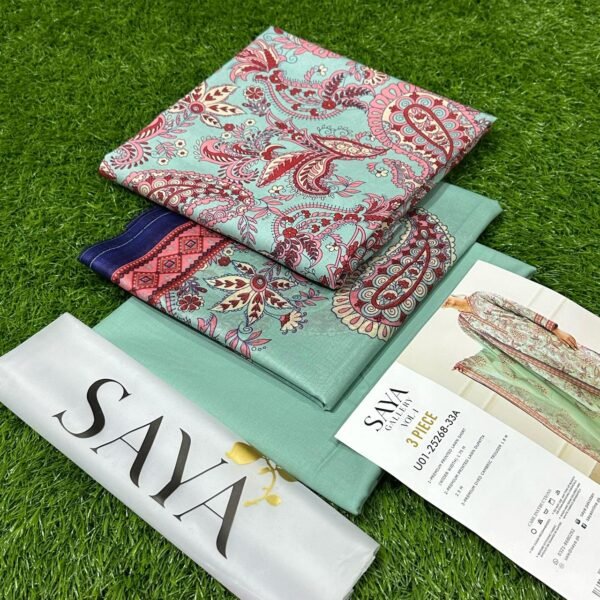 Digital Printed Lawn 3-Pc Suit - Image 3