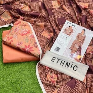 Ehtnic Digital Printed Lawn 3-pc