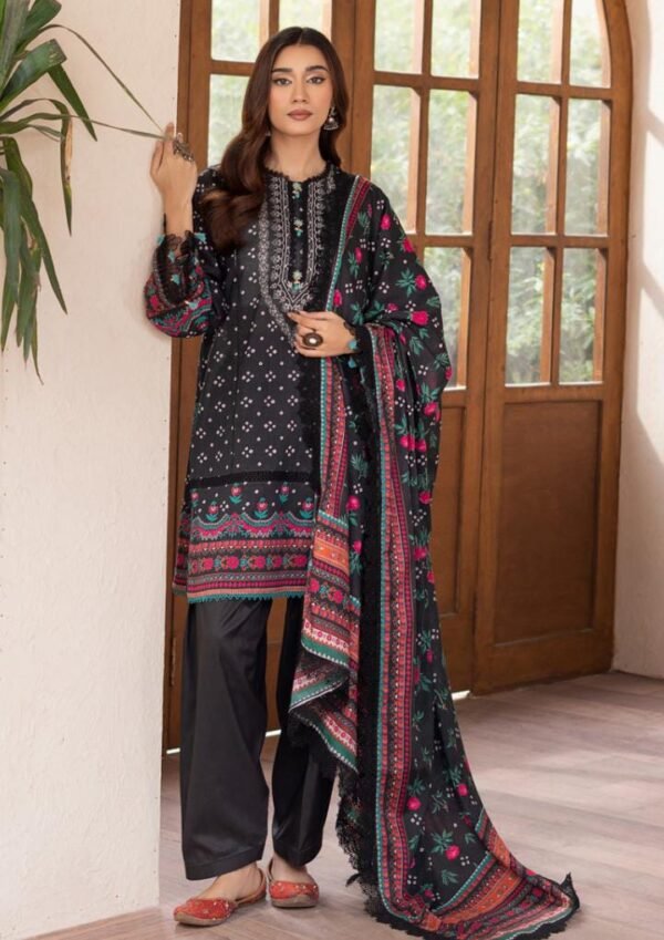 MS Original Printed Lawn 3-Pc