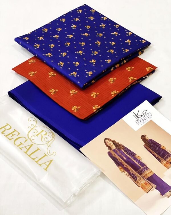 Jacquard Printed Lawn 3-Pc Suit - Image 2