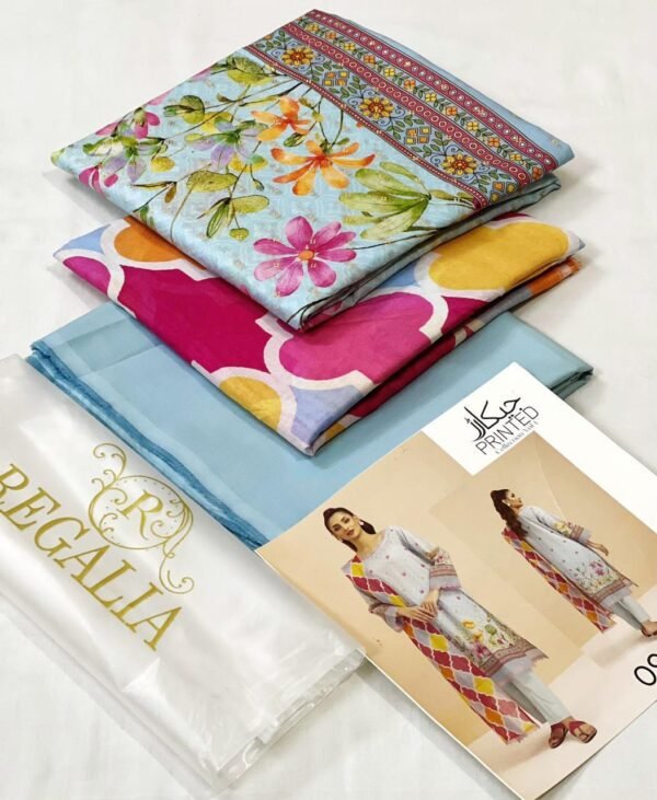 Jacquard Printed Lawn 3-Pc Suit - Image 4