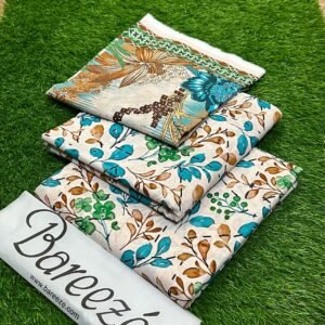 Printed Doria Lawn 3-Pc Suit