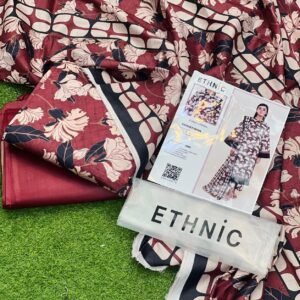 Ehtnic Digital Printed Lawn 3-pc