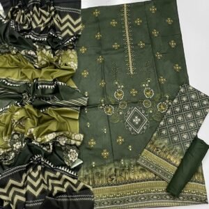 Ajwa Luxury Embroidered 3-Piece