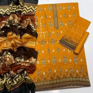 Ajwa Luxury Embroidered 3-Piece