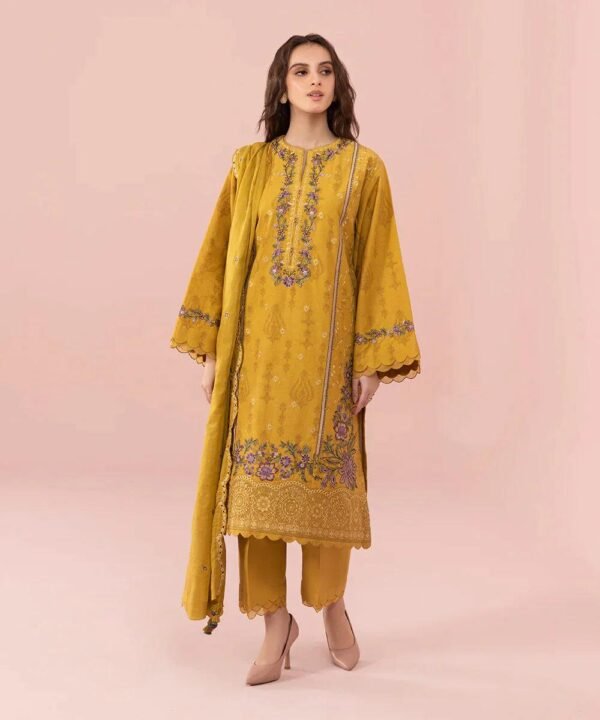 Embroidered Premium Lawn 3Pc