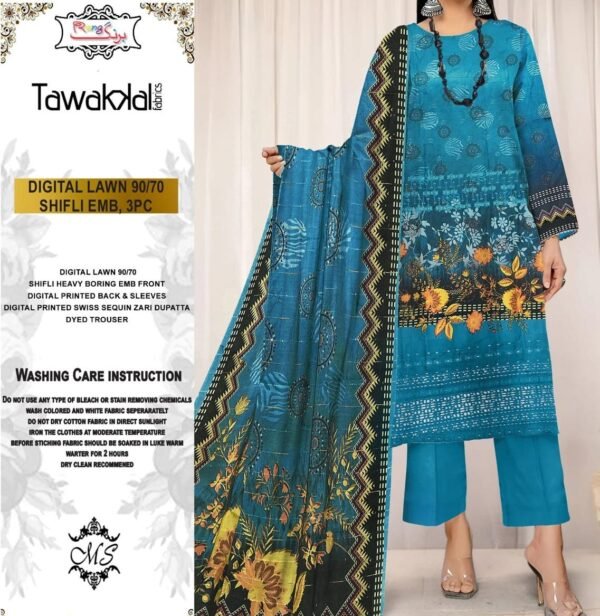 Embroidered Lawn 90/70 3-Pc