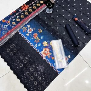 Export Quality Embroidered Lawn 3-Pc