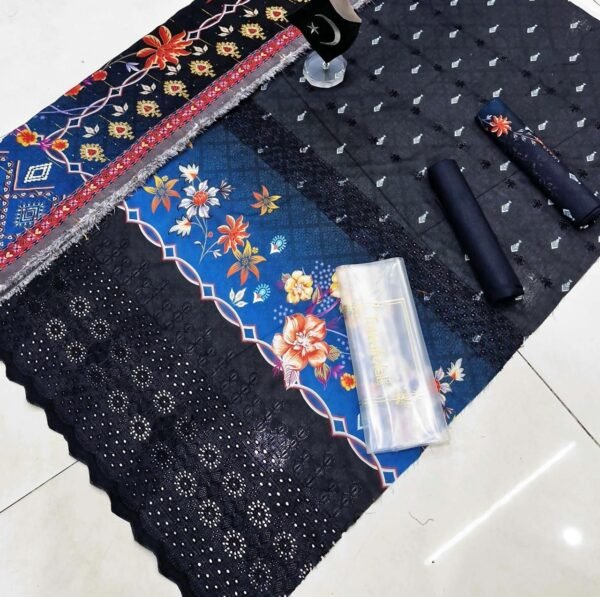 Export Quality Embroidered Lawn 3-Pc - Image 2