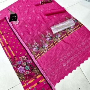 Export Quality 90/70 Embroidered Lawn 3-Pc