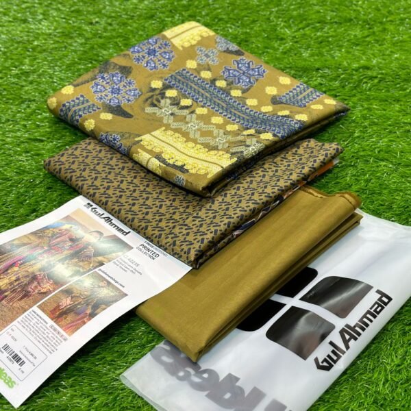 Gul Ahmad Digital Printed Premium Lawn 3-Pc Suit - Image 2