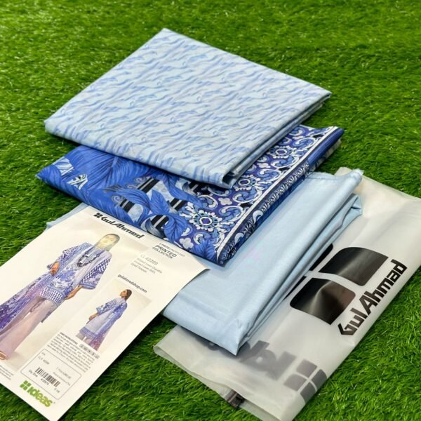 Gul Ahmad Digital Printed Premium Lawn 3-Pc Suit - Image 4