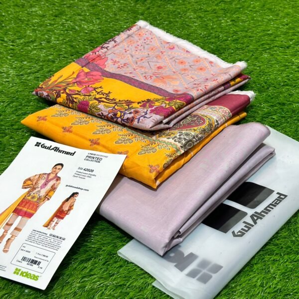 Gul Ahmad Digital Printed Premium Lawn 3-Pc Suit - Image 5