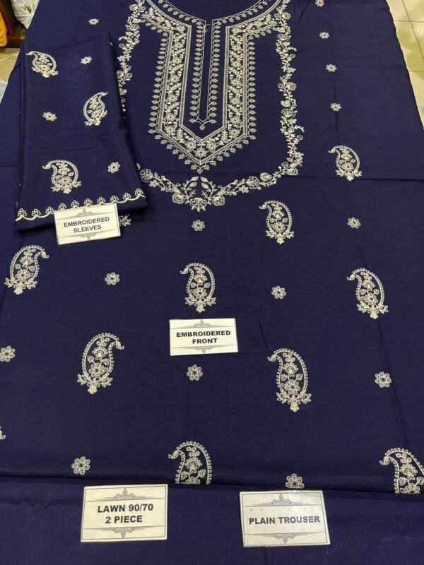 Front Embroidered Lawn 90/70 2Pc - Image 2