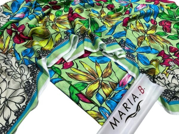 Maria.b Printed Embroidered Lawn 3-Pc - Image 2