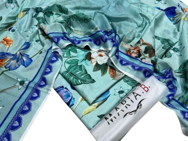 Maria.b Printed Embroidered Lawn 3-Pc - Image 2