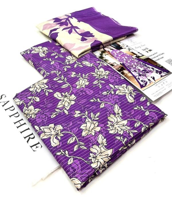 Sapphire Lawn Printed 3-Pice Suite - Image 11