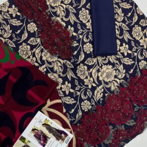 Embroidered Lawn 3-Pcs Suit