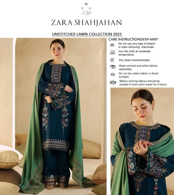 Zs Embroidered Lawn 90/70 3Pc