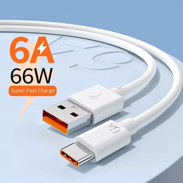 66W 6A Usb Type-C Fast Charging Cable