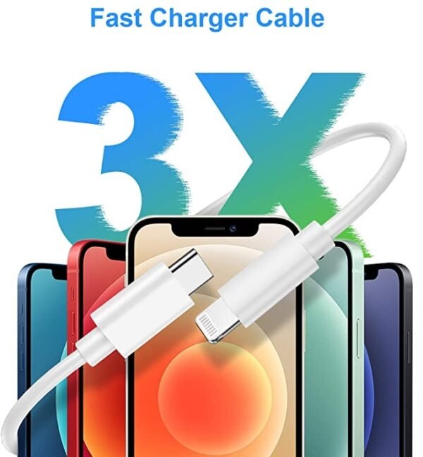 Usb-C To Lightning 8-Pin Pd Fast Charging Cable – Compatible With Iphones, Ipads &Amp; Apple Watches - Image 5